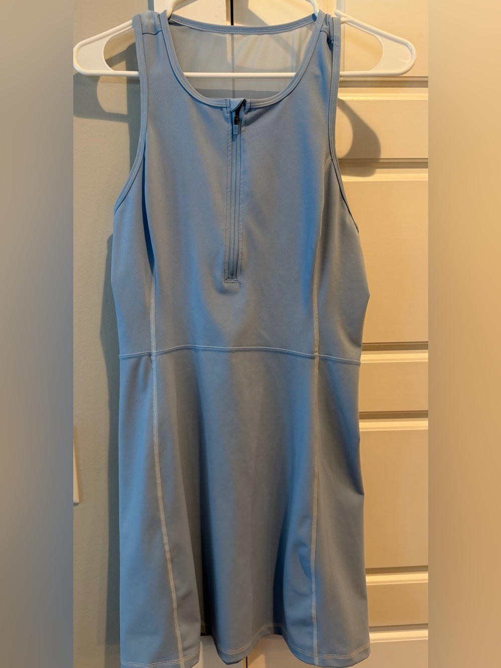 Women’s JCrewLight Blue Athletic Dress with Front Zip-Small